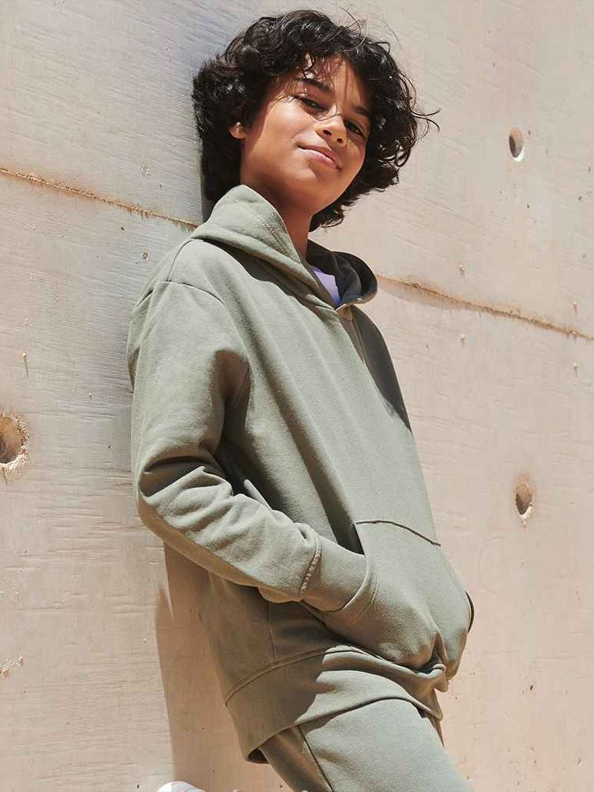 Kids sustainable fashion hoodie