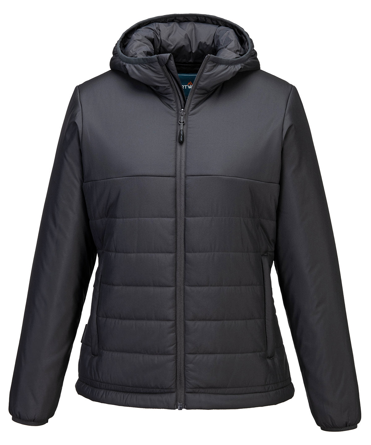 Women’s professional hooded insulated baffle jacket (S613)