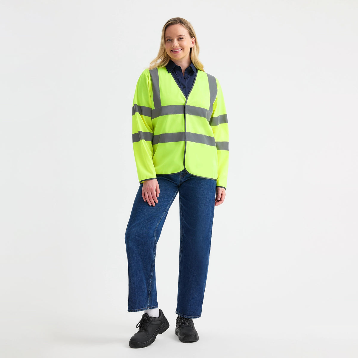 Long Sleeve Hi Vis Safety Waistcoat