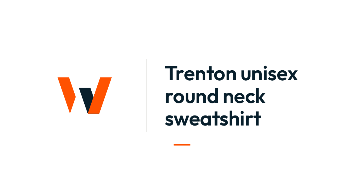 Trenton unisex round neck sweatshirt