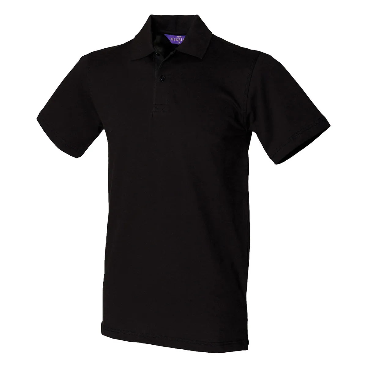 Stretch piqué polo shirt
