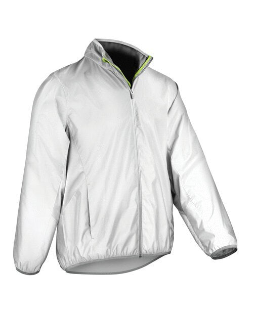 Luxe reflective hi-vis jacket