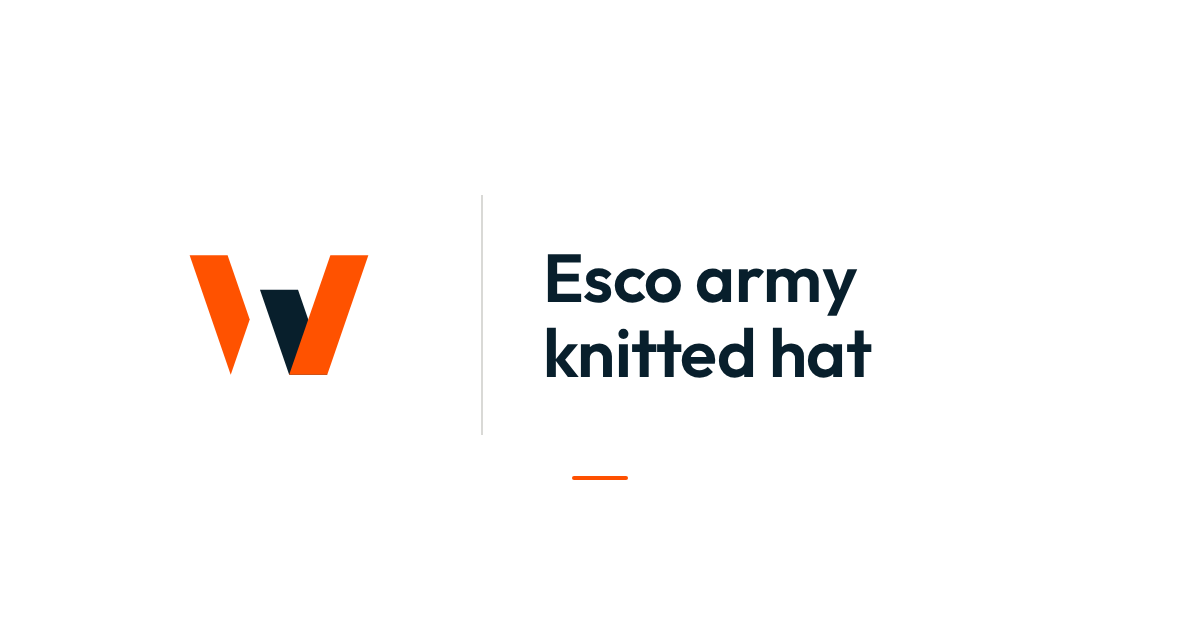 Esco army knitted hat