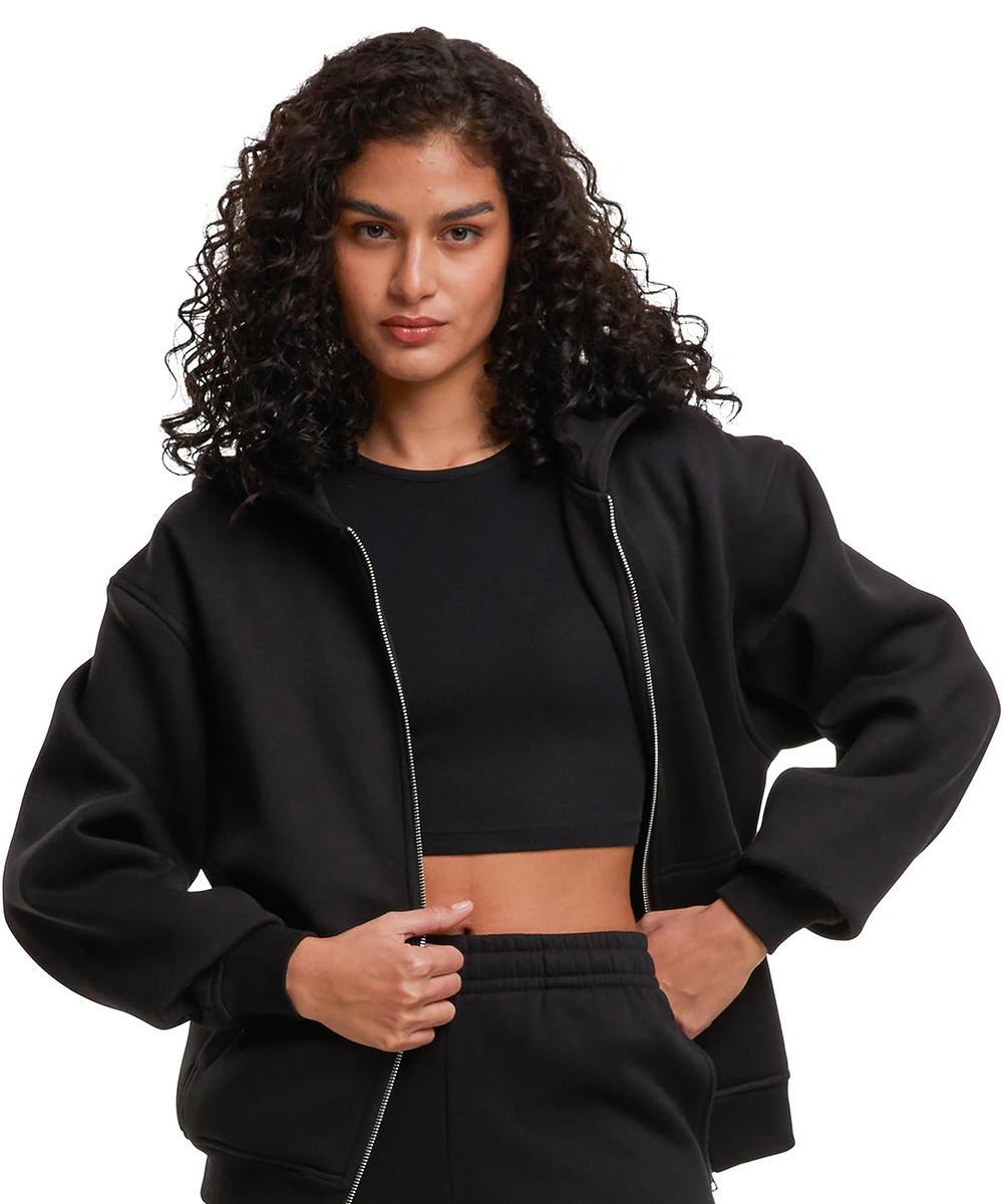 Women’s loose-fit zip hoodie