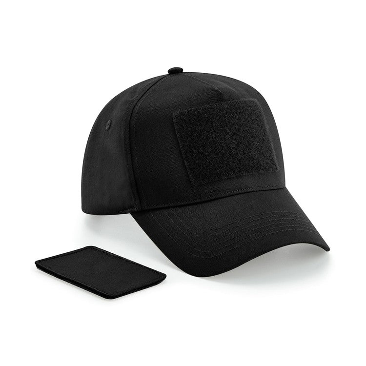 Removable patch 5-panel cap
