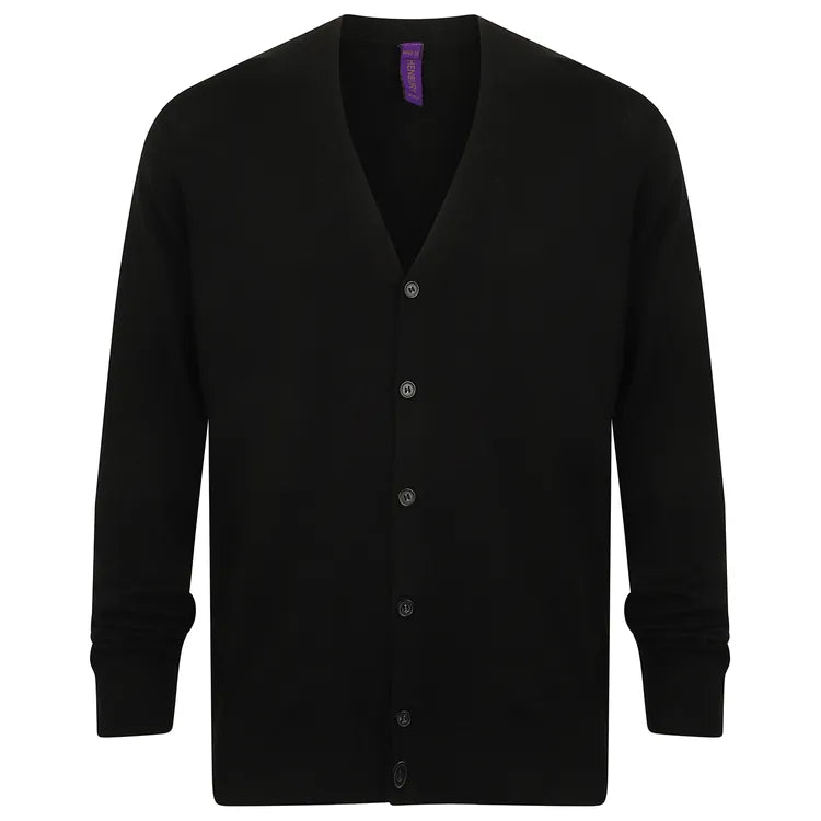 V-button cardigan