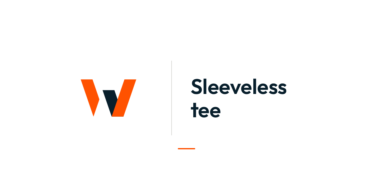 Sleeveless tee