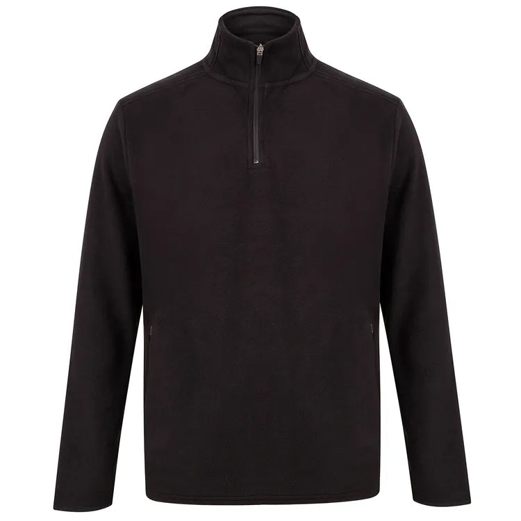 ¼ zip microfleece jacket
