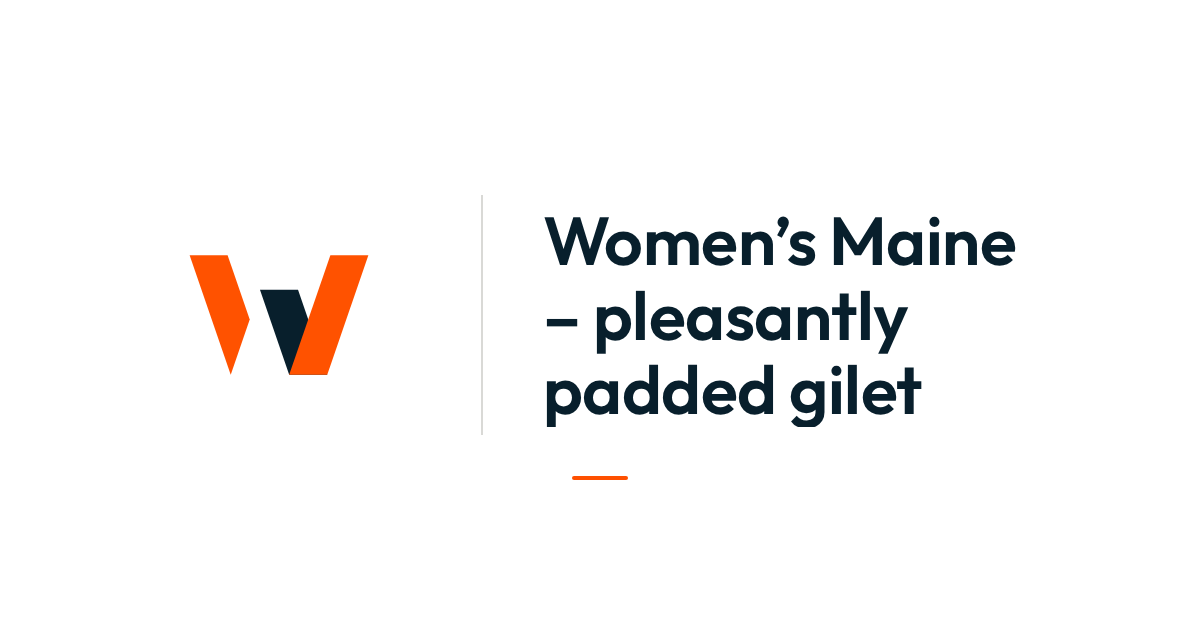 Women’s Maine – pleasantly padded gilet