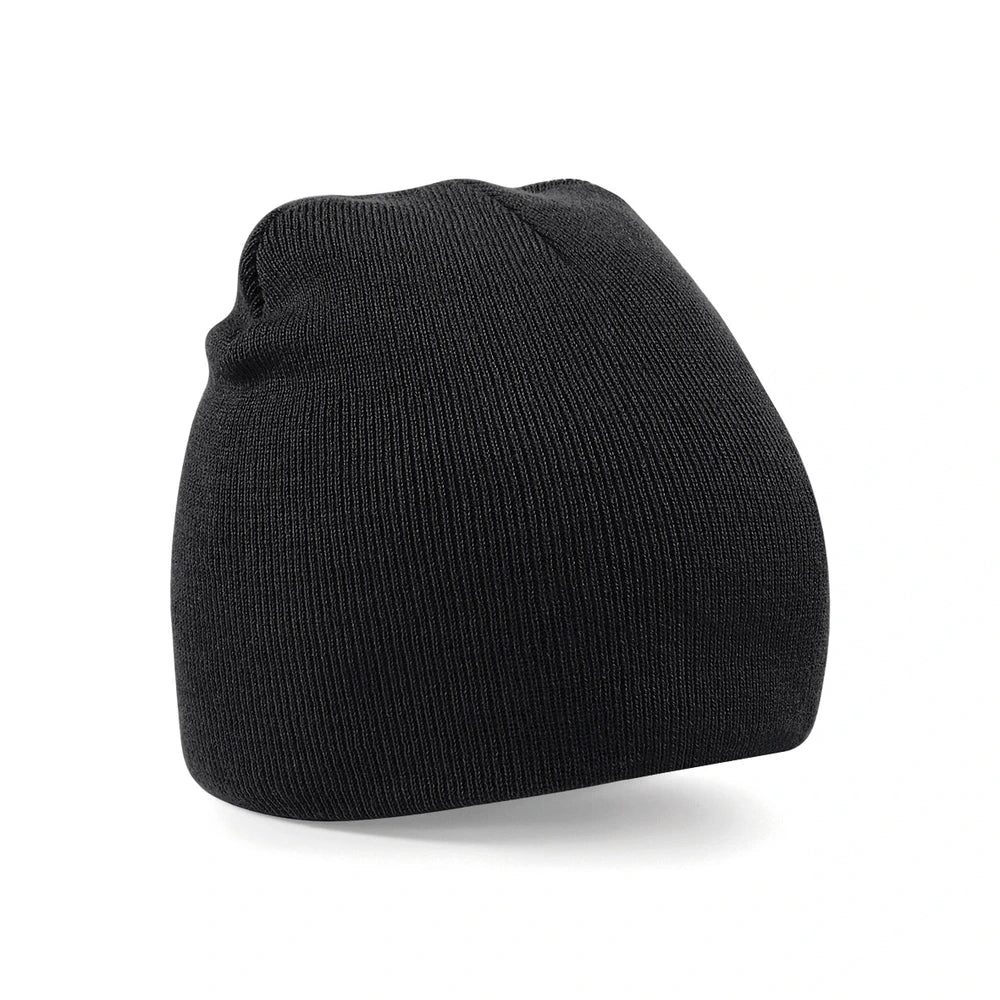 Two-tone pull-on beanie