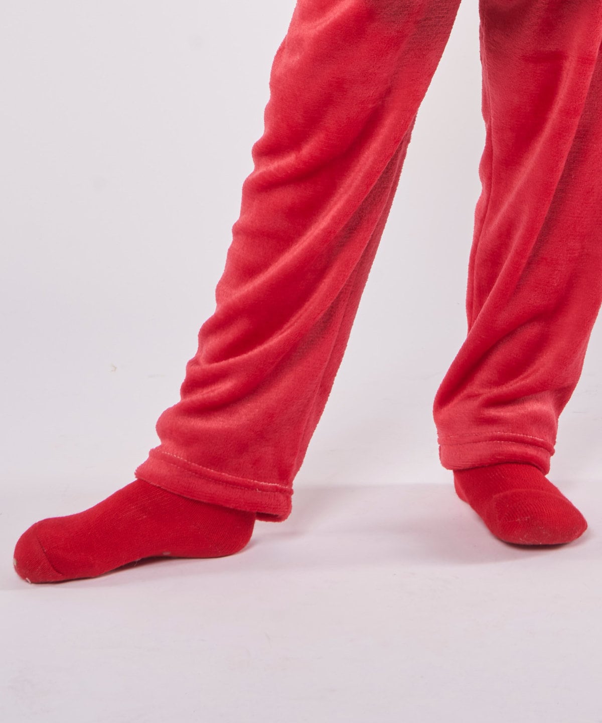 The kids Ribbon luxury Eskimo-style fleece socks