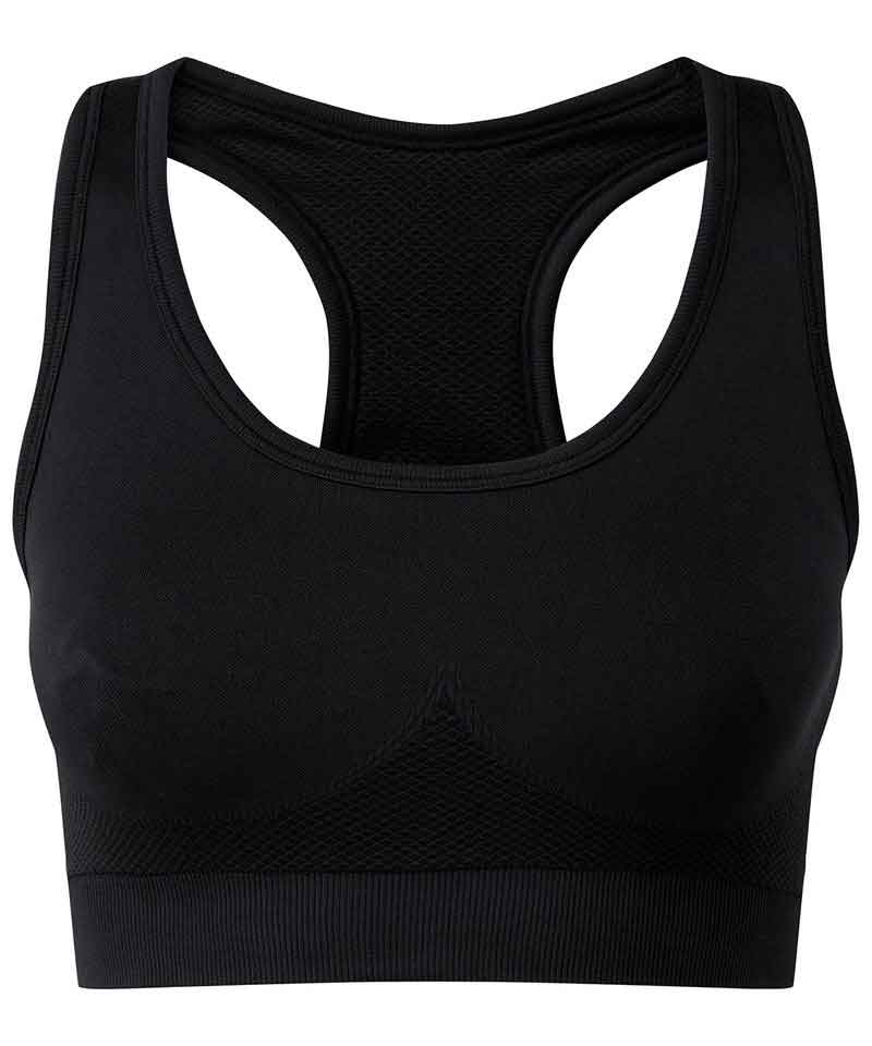 Tridri® seamless "3D fit" multi-sport sculpt solid colour bra