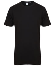 Longline t-shirt with dipped hem