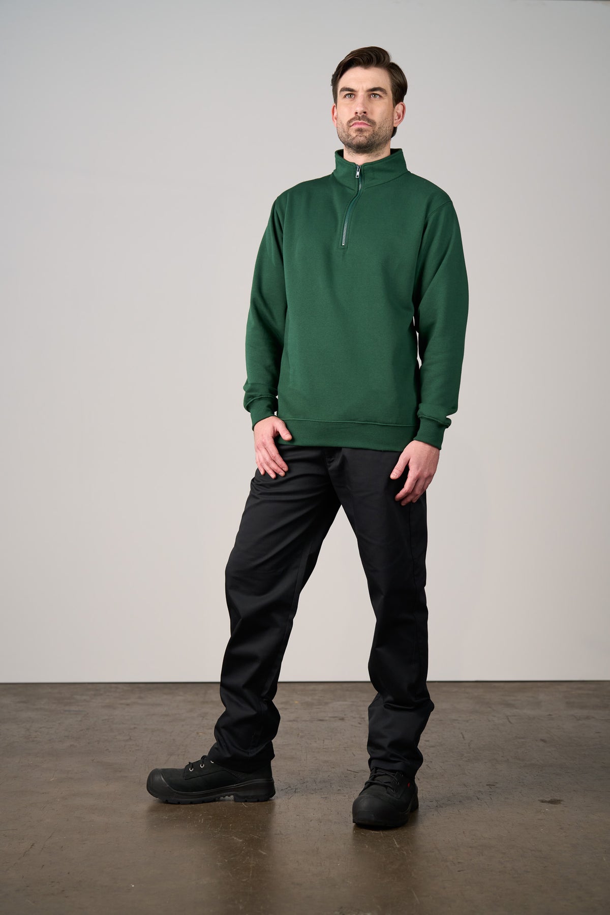 Pro ¼-neck zip sweatshirt