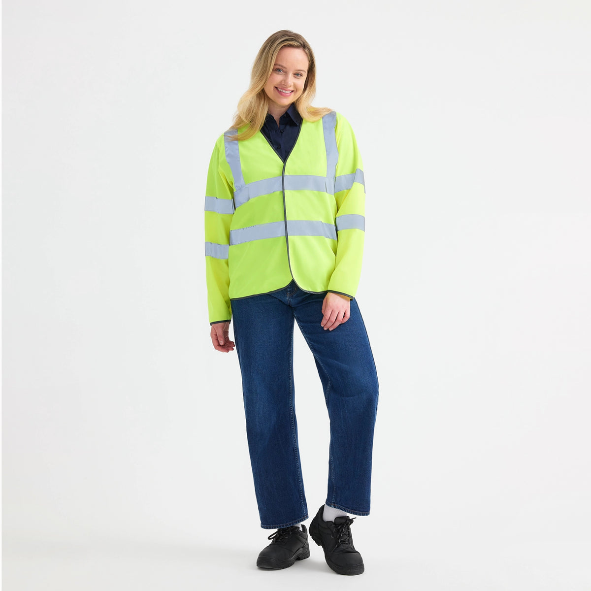 Long Sleeve Hi Vis Safety Waistcoat