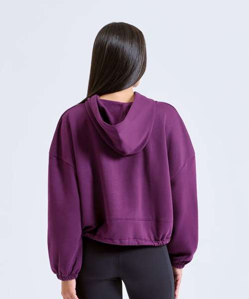 Women's TriDri® cropped oversize hoodie