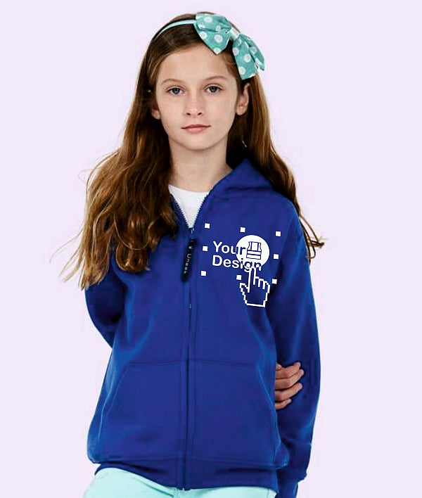 Childrens Classic Full Zip Hooded Sweatshirt