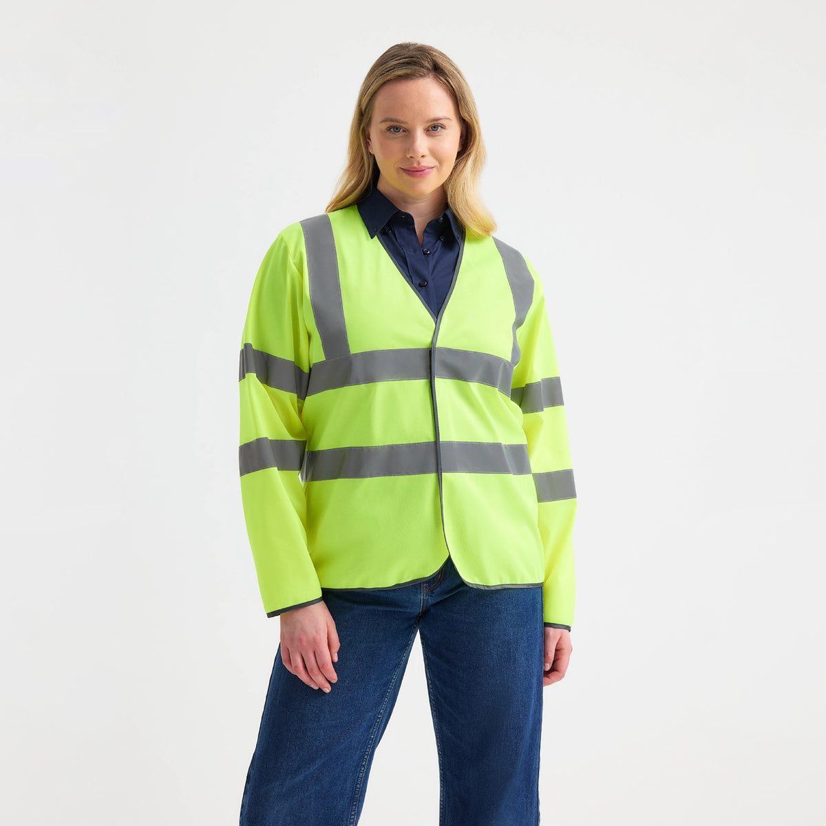 Long Sleeve Hi Vis Safety Waistcoat