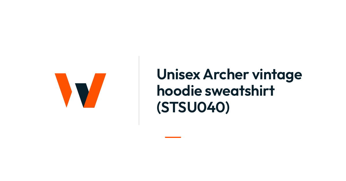 Unisex Archer vintage hoodie sweatshirt (STSU040)