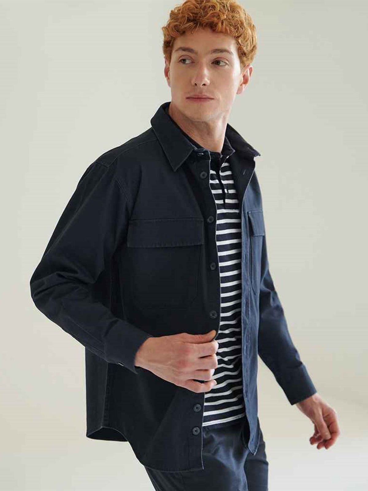 Drill overshirt
