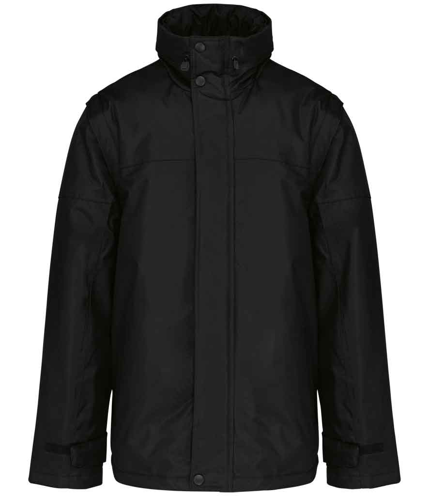 Detachable-sleeved blouson jacket