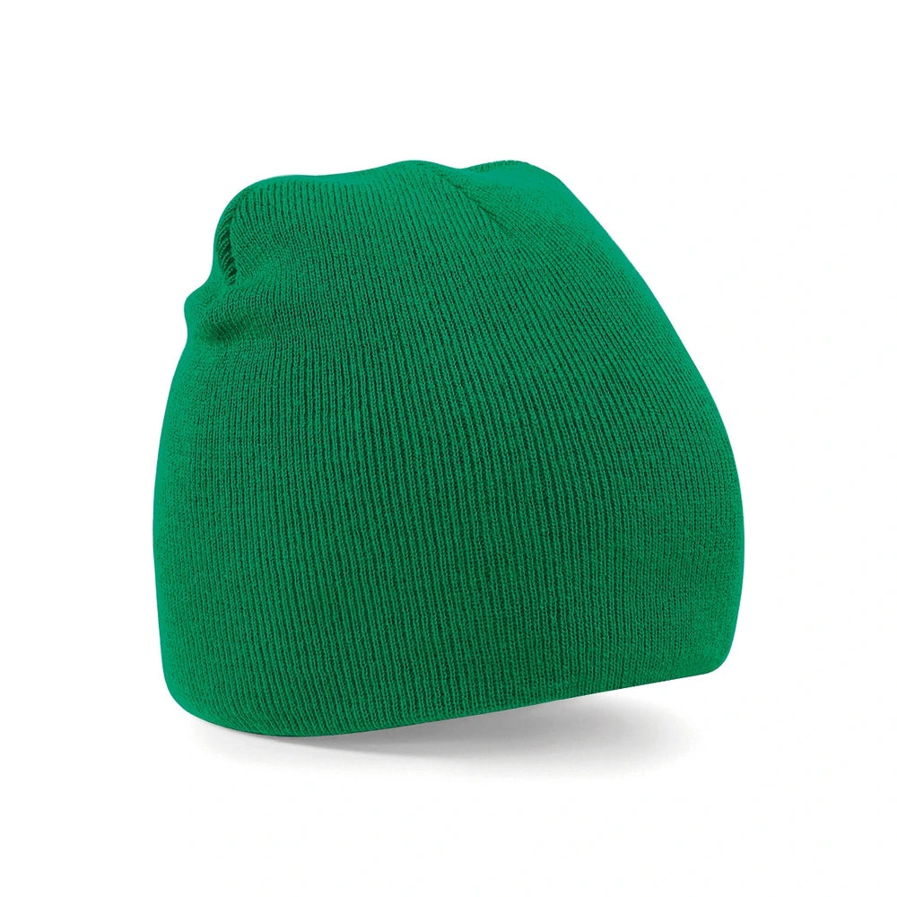 Two-tone pull-on beanie