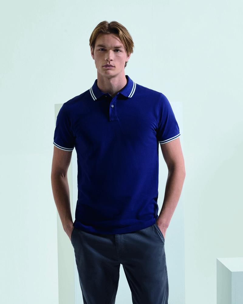 Classic fit tipped polo