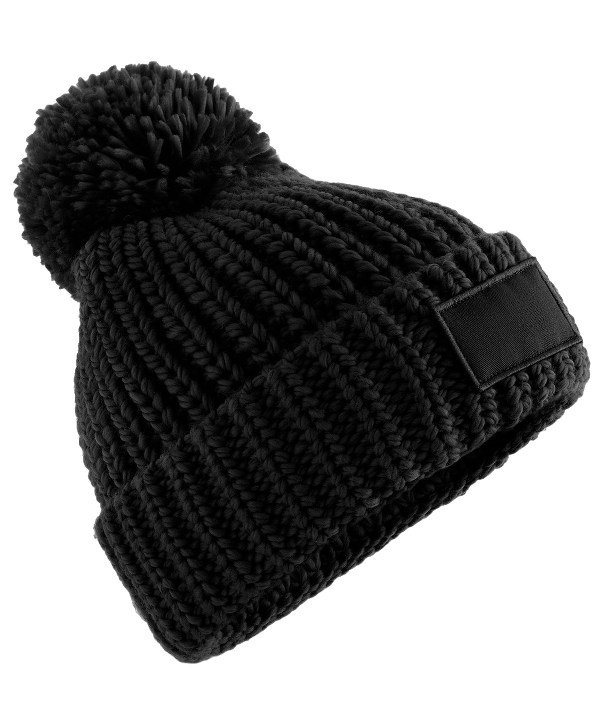 Toasty patch beanie