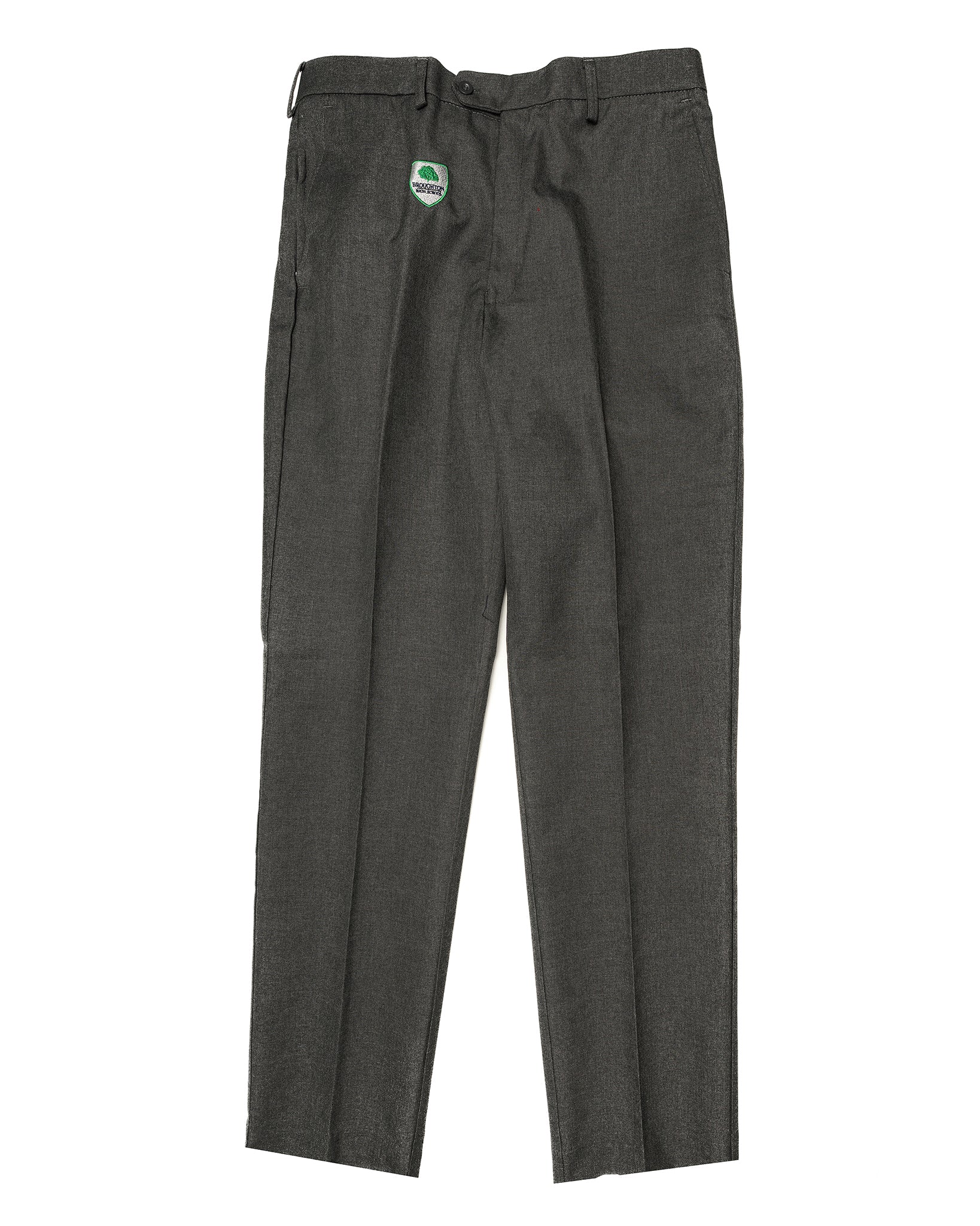 Broughton High Boys Flat Front Trouser