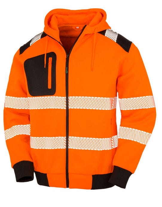 Zipped Safety Hoody