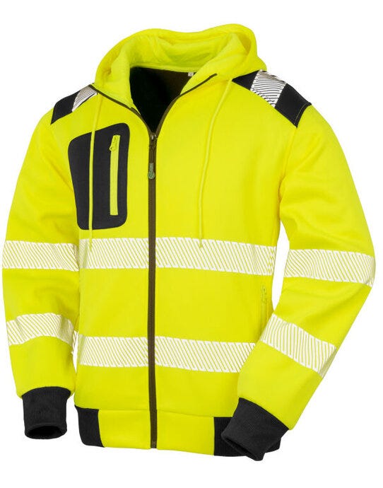 Zipped Safety Hoody
