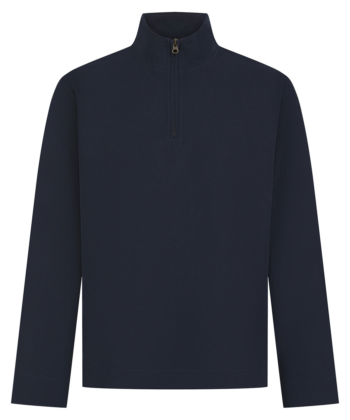 Premium piqué 1/4-zip top