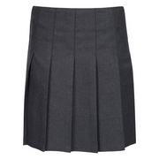 Zeco Grey Junior Stitch Down Pleated Skirt (GS3505)
