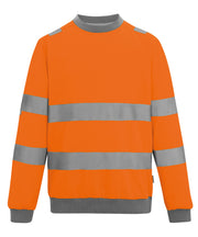 Hi-vis Pro contrast crew neck sweatshirt