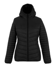 Loftlite women’s hooded baffle jacket