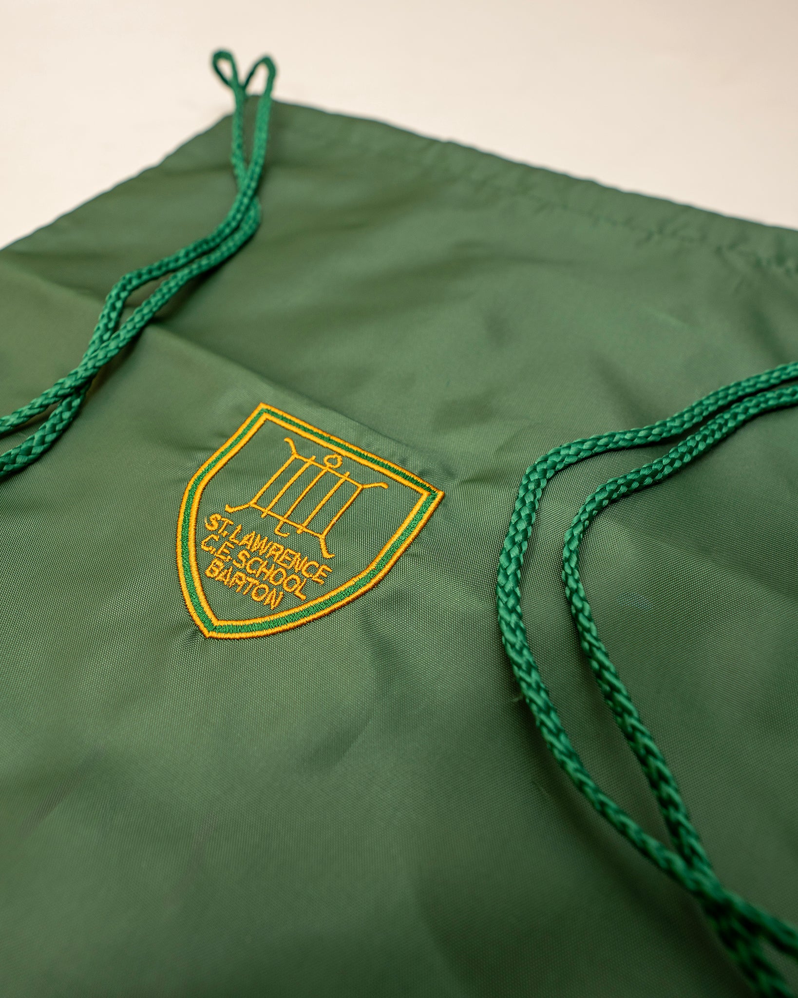 Barton S.L. Primary P.E Bag (BOTTLE GREEN) - Embroidered