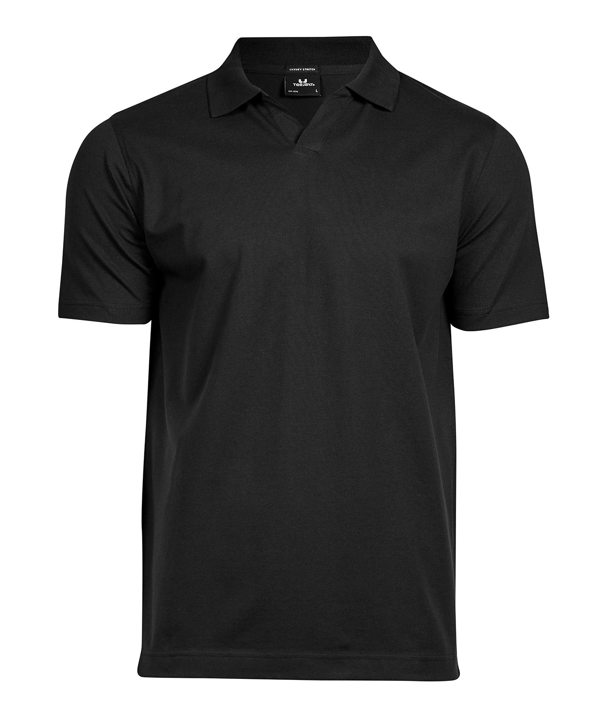 Luxury stretch v-neck polo (1404)