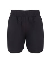 Kids double-layer sports shorts