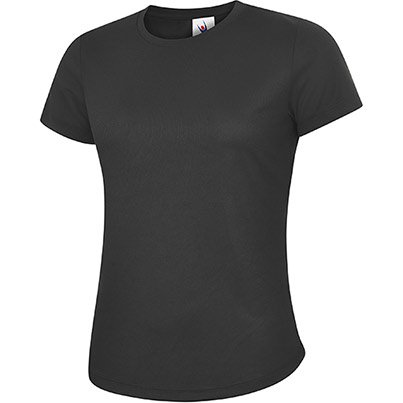 NWLI Womens Ultra Cool T-Shirt UC316 (Black)