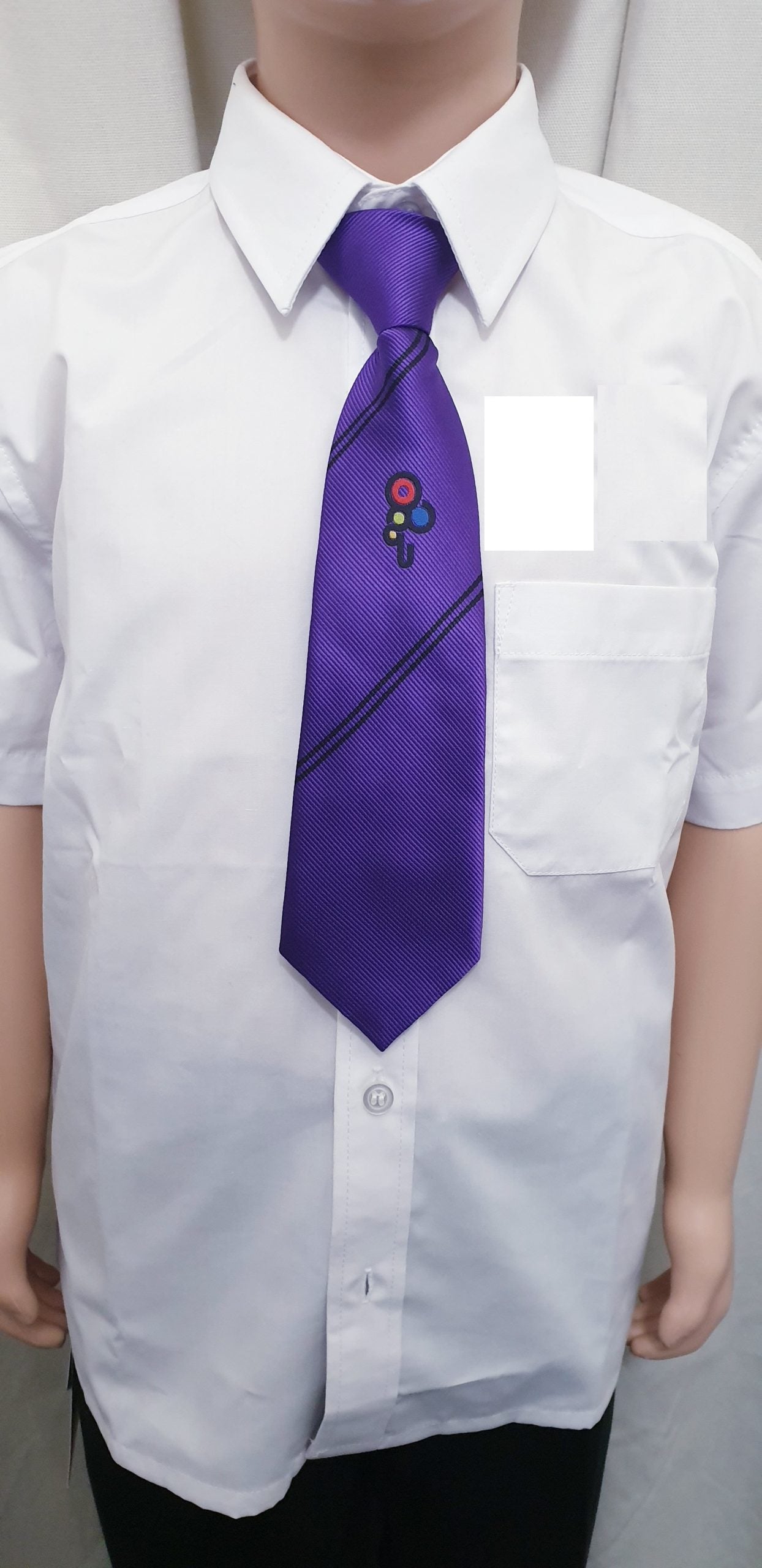 Unity Purple Tie  Elastic