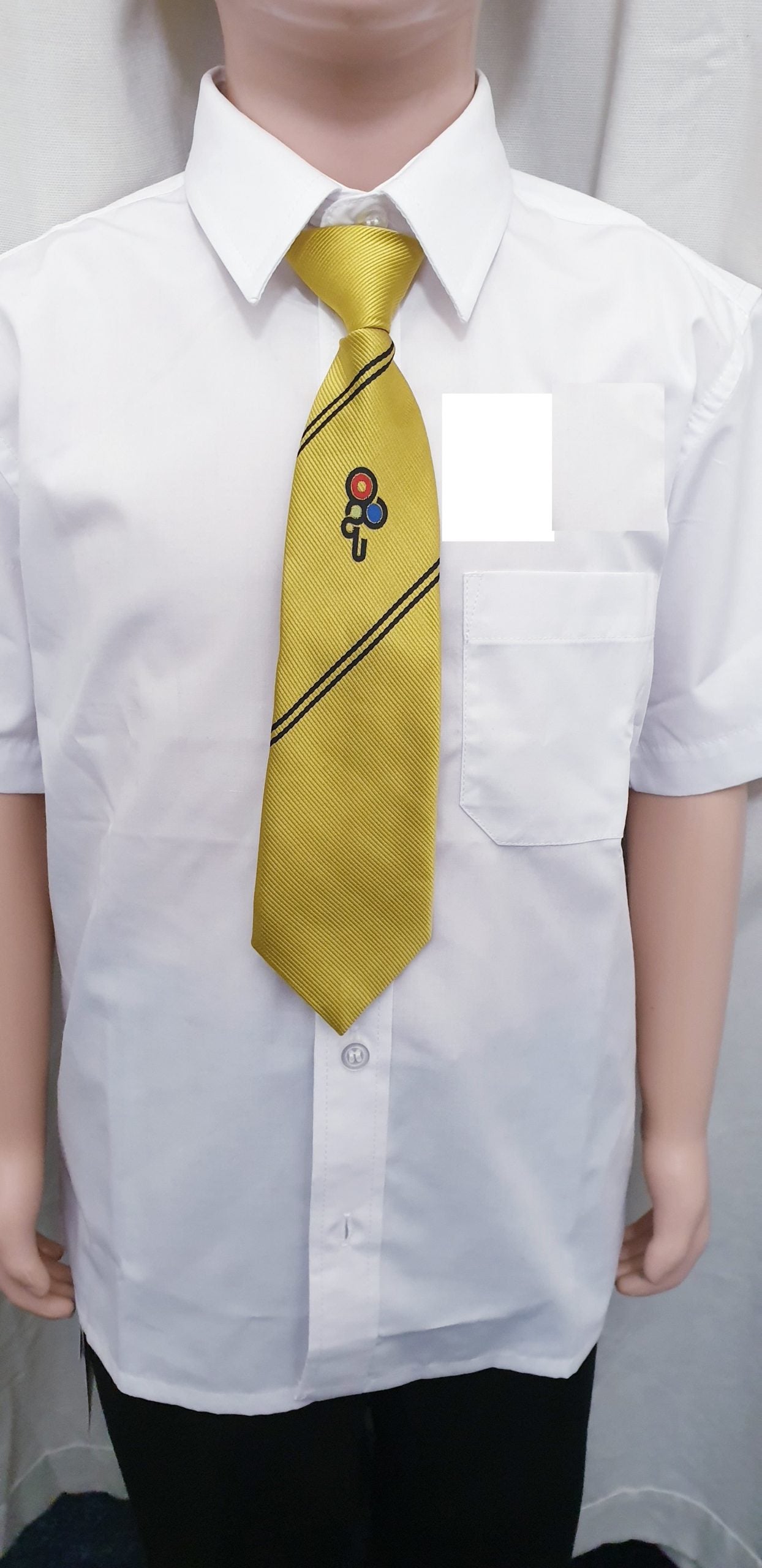 Unity Yellow Tie  Clip on