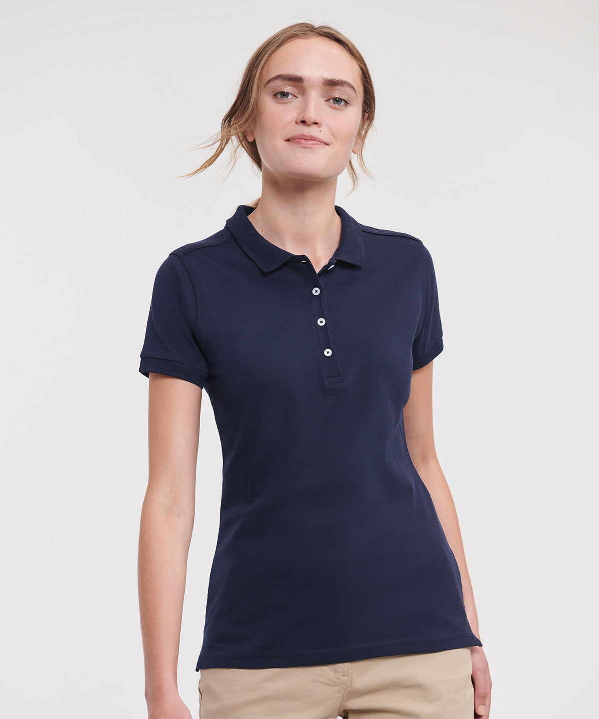 Women's stretch polo