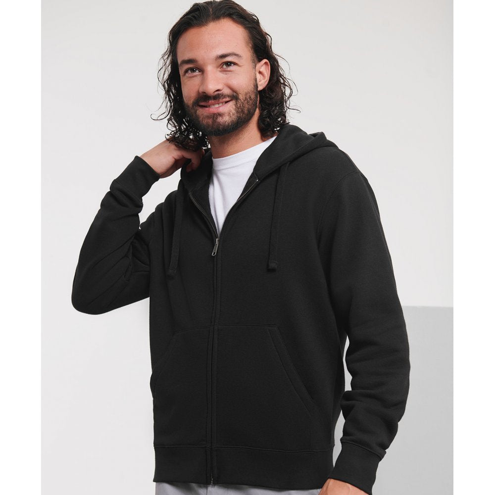 Authentic zipped hooded sweat
