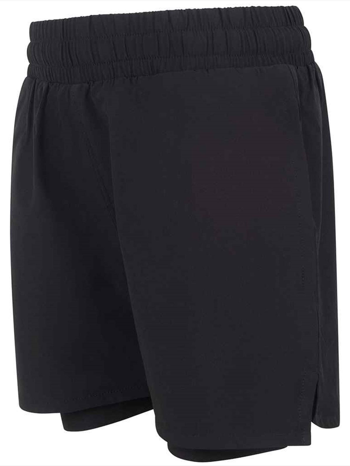 Kids double-layer sports shorts