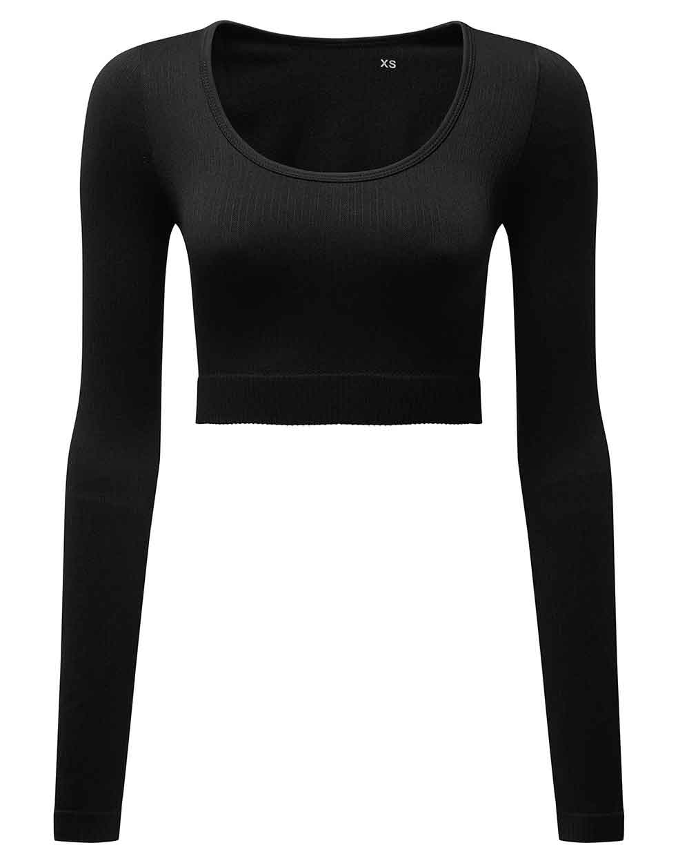 Women's TriDri® ribbed seamless "3D fit" crop top