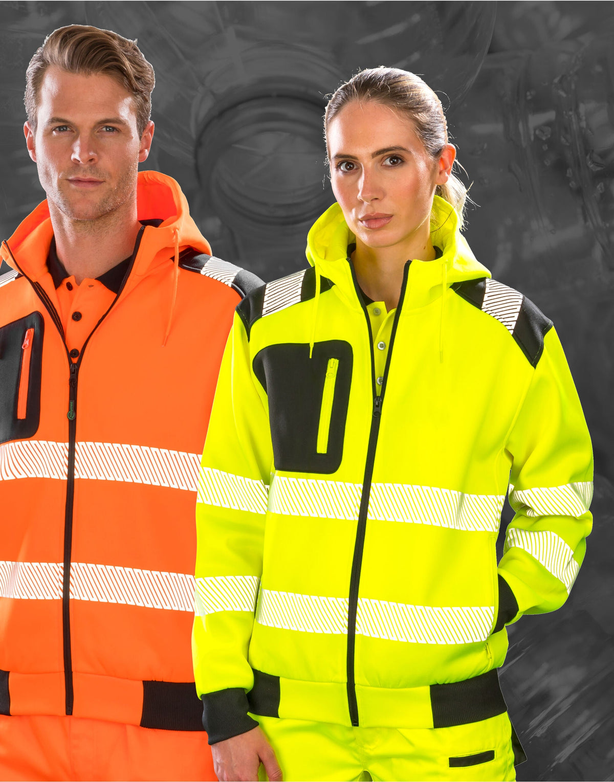Zipped Safety Hoody