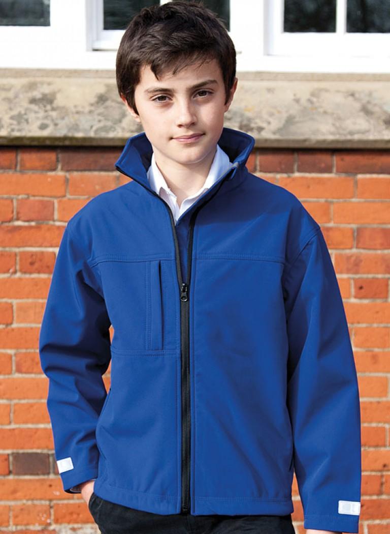 Junior classic softshell 3-layer jacket