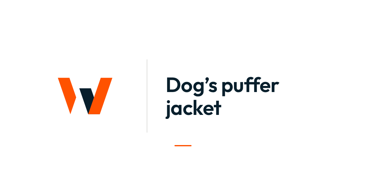 Dog’s puffer jacket