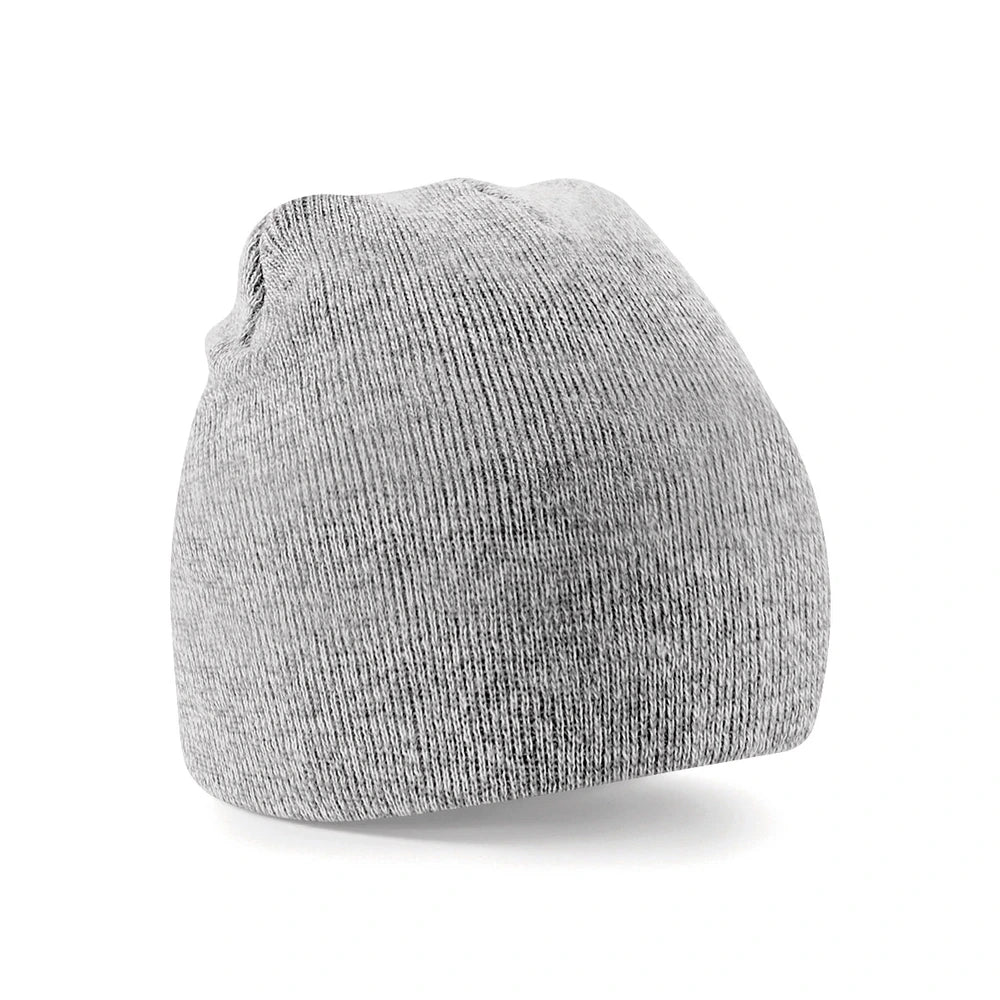 Two-tone pull-on beanie