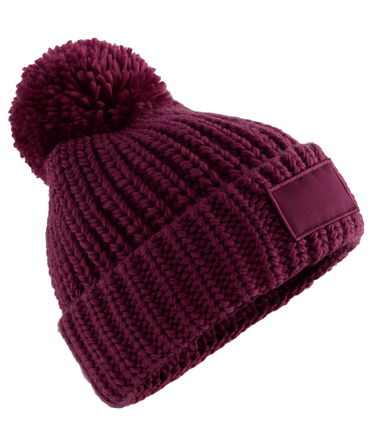 Toasty patch beanie